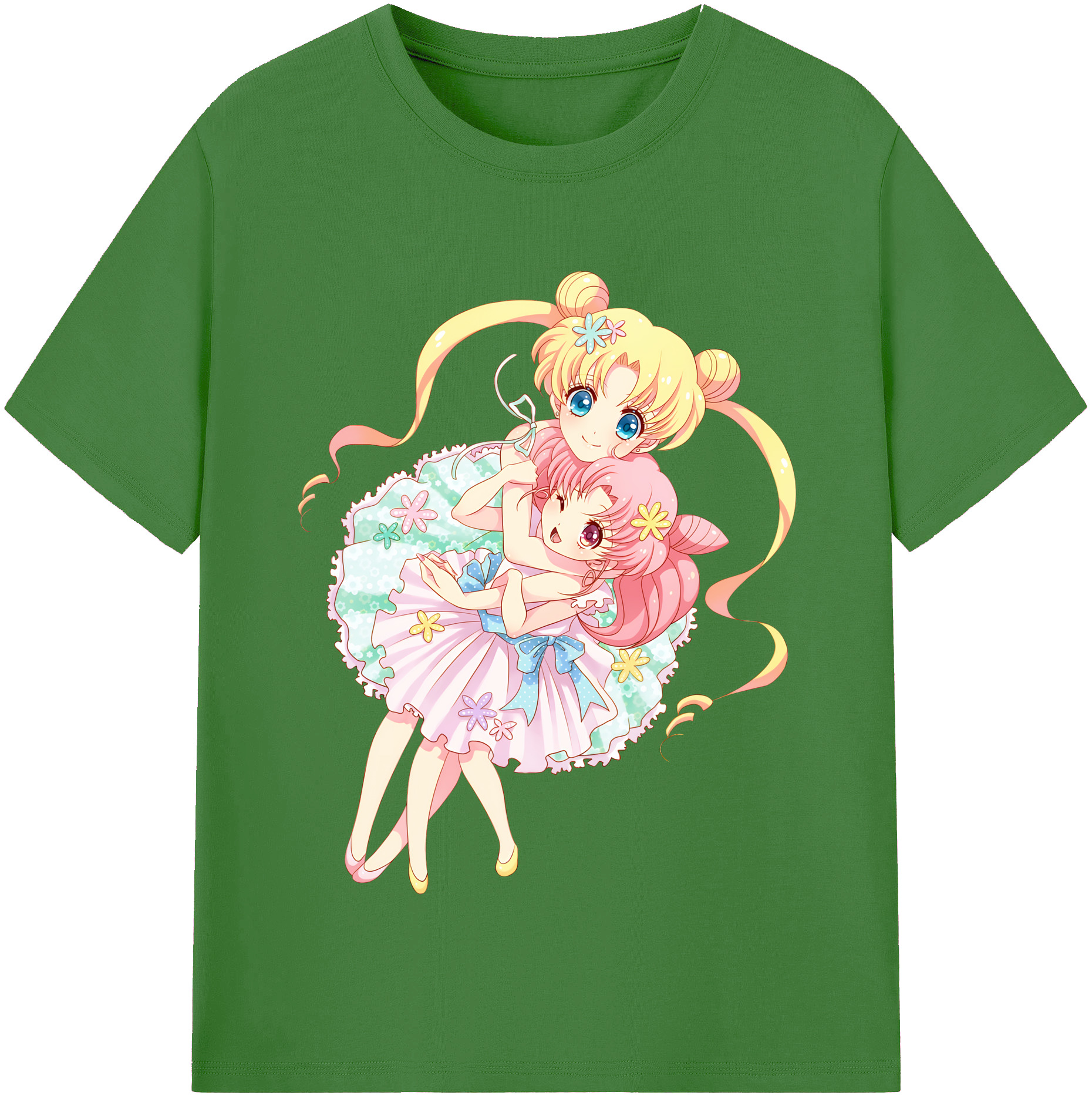 （画像用） 美少女戦士セーラームーン 愛野 美奈子 あいの みなこ Sailor Moon Aino Minako レディースカジュアルプリントTシャツ（綿100％）